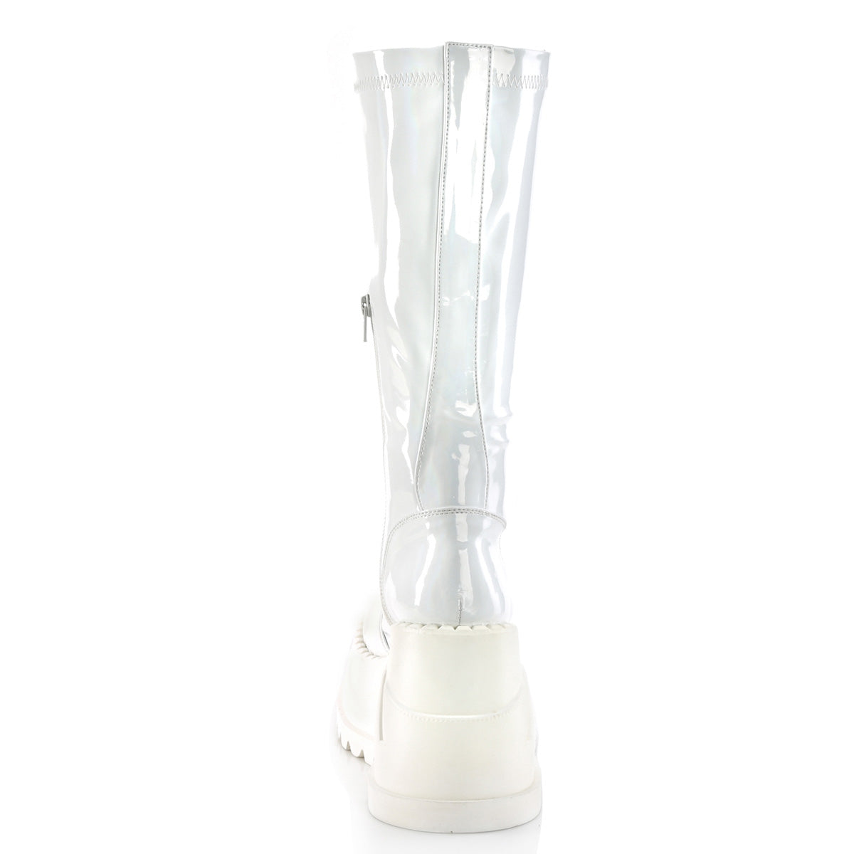Black Vegan  Alternative Knee High Boots -  Demonia Cult STOMP-200