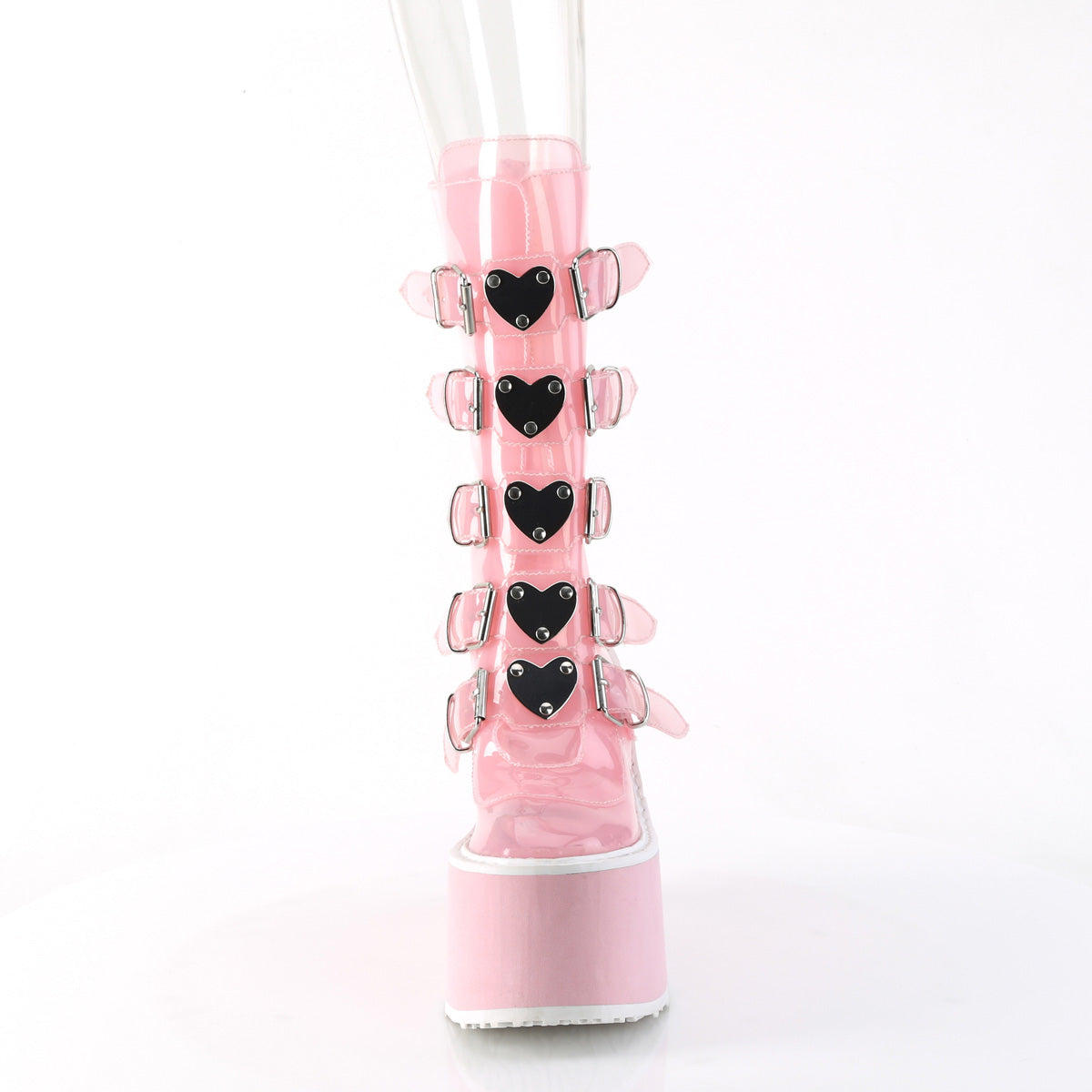 swing 327 demonia footwear womens knee highs