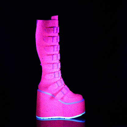 SWING-815UV Demoniacult Alternative Footwear Women's Knee High Boots