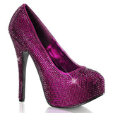 teeze 06r bordello sexy shoes burlesque shoes purple