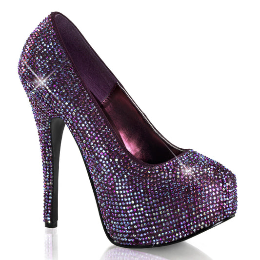 TEEZE-06R6" Heel Purple Sexy Shoes-Bordello- Sexy Shoes