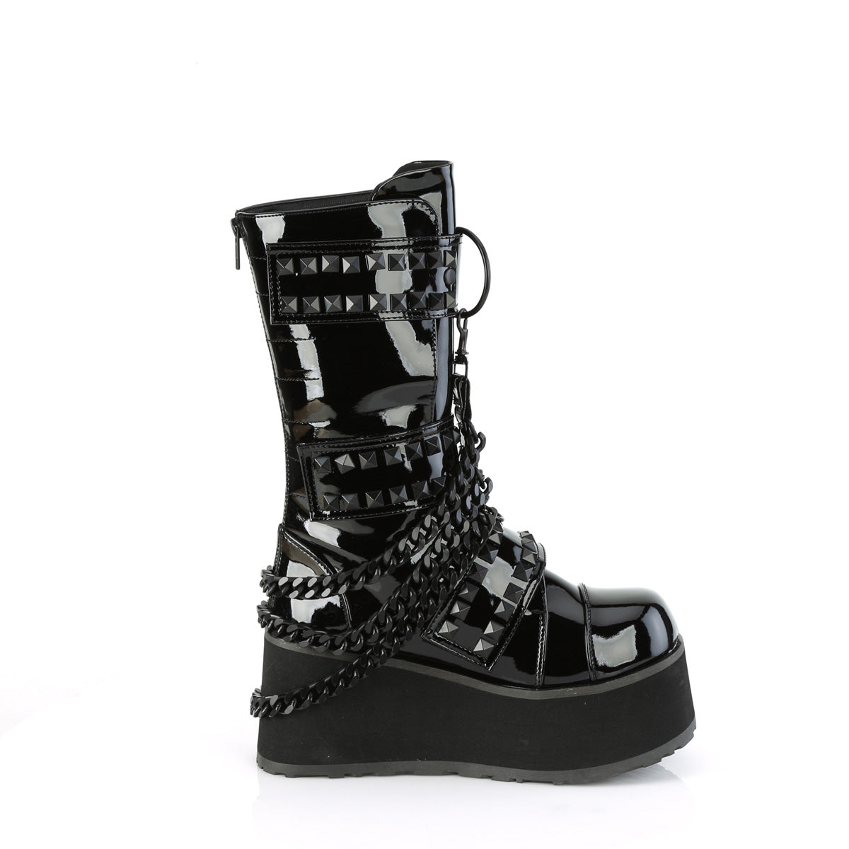 Trashville-138 демоникульт альтернативная обувь Unisex Platform Boots