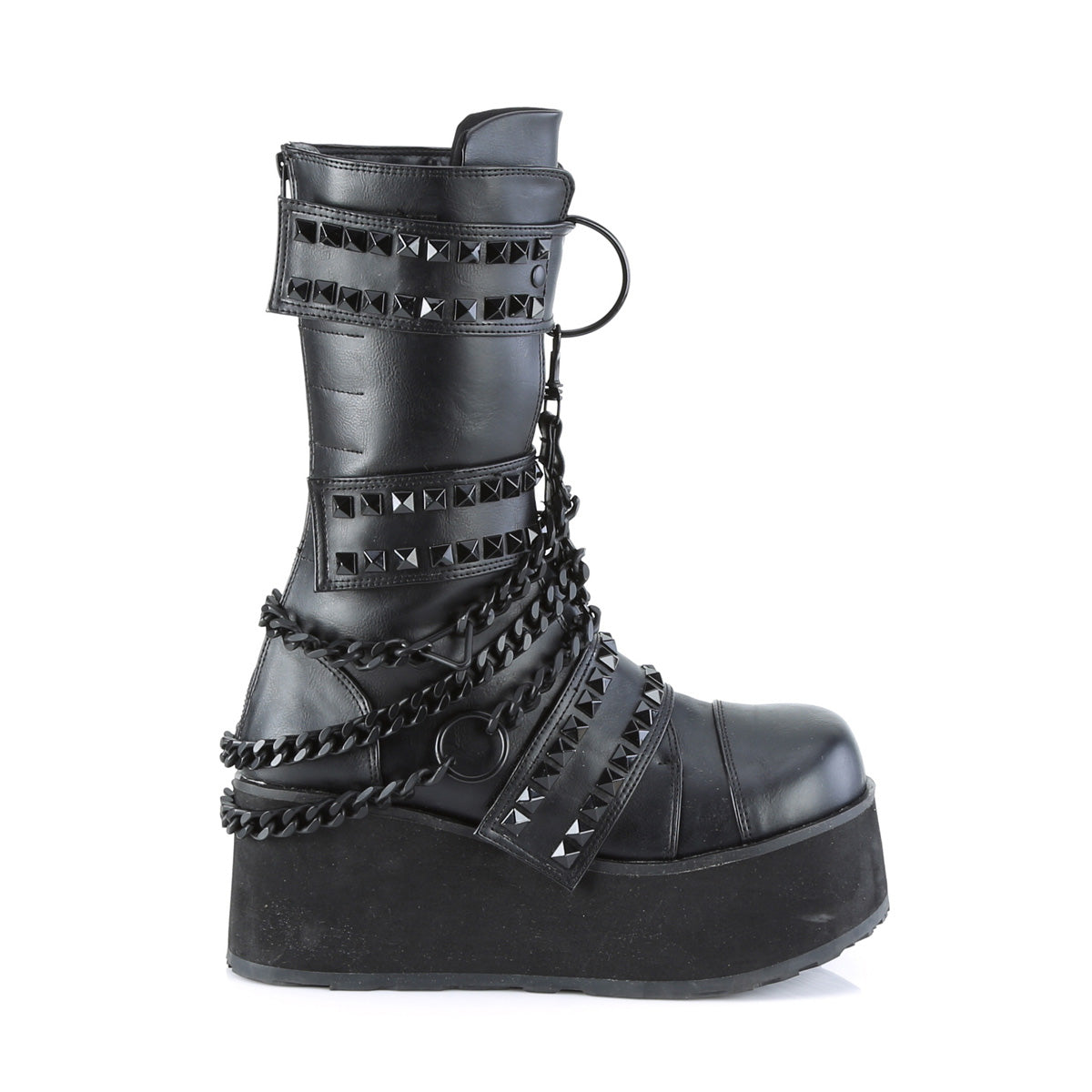 Trashville-138 демоникульт альтернативная обувь Unisex Platform Boots