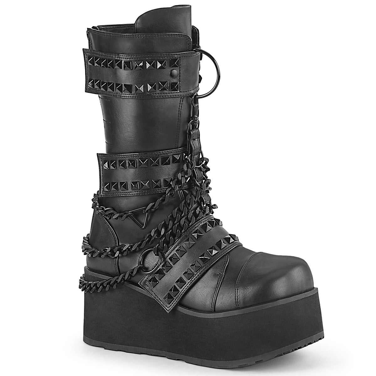 trashville 138 demonia footwear unisex platforms