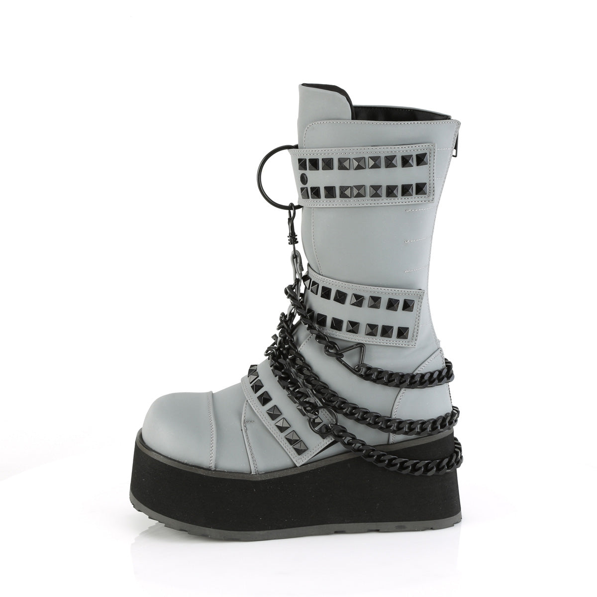 Trashville-138 демоникульт альтернативная обувь Unisex Platform Boots