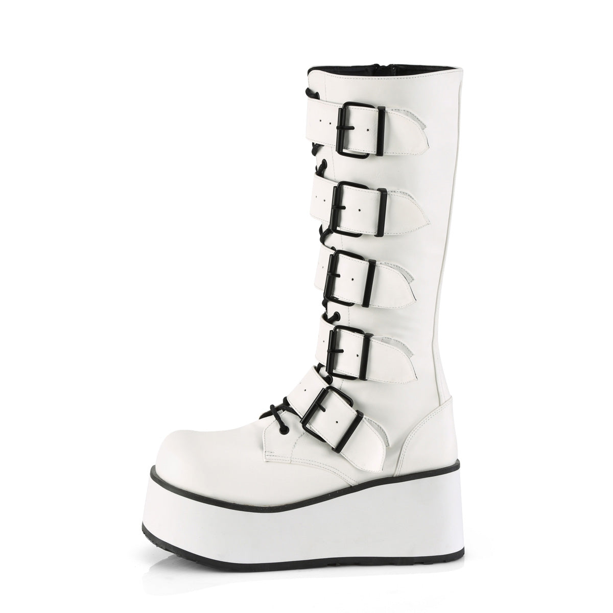 White  Alternative Footwear Unisex -  Demonia Cult TRASHVILLE-518