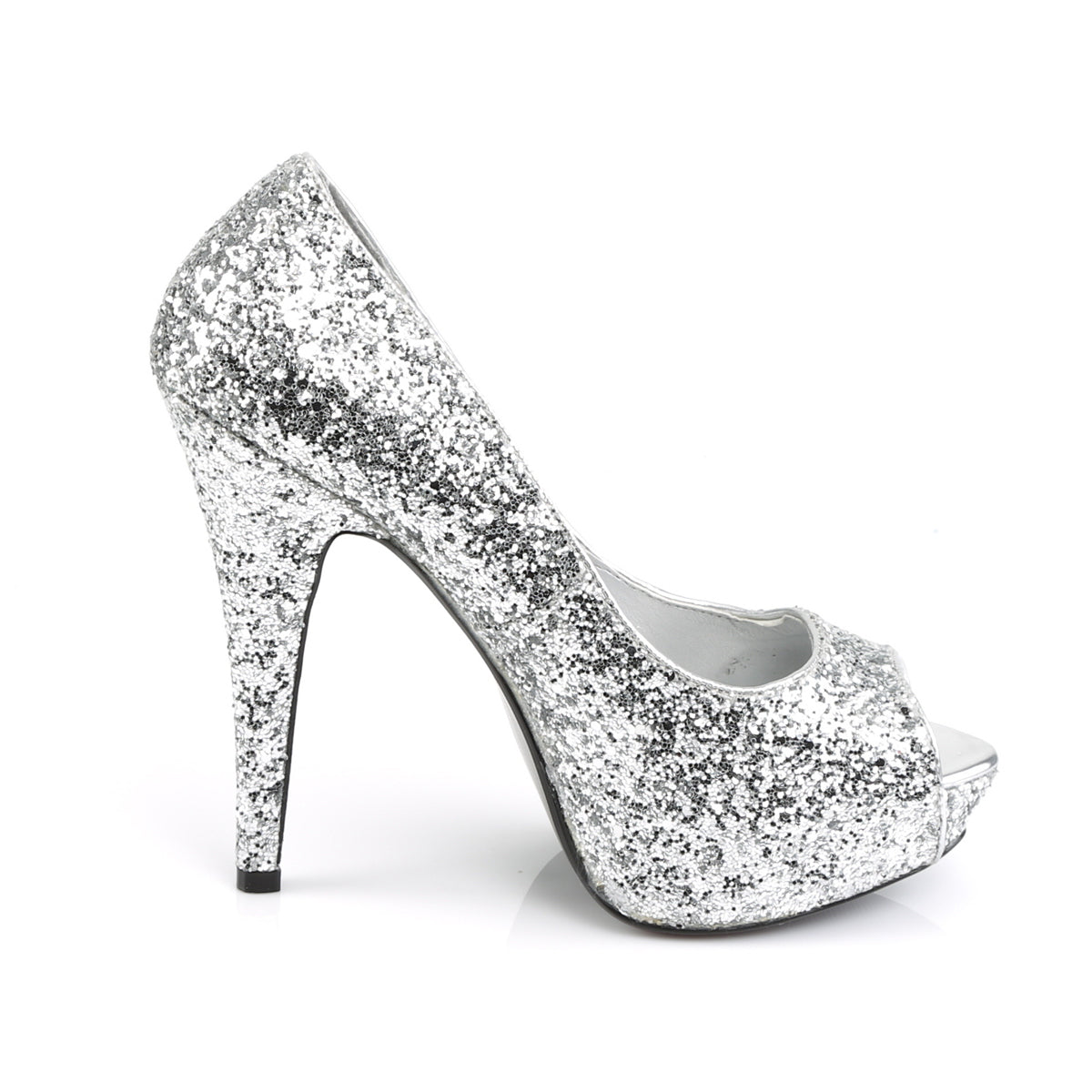 Silver sparkly closed toe on sale heels