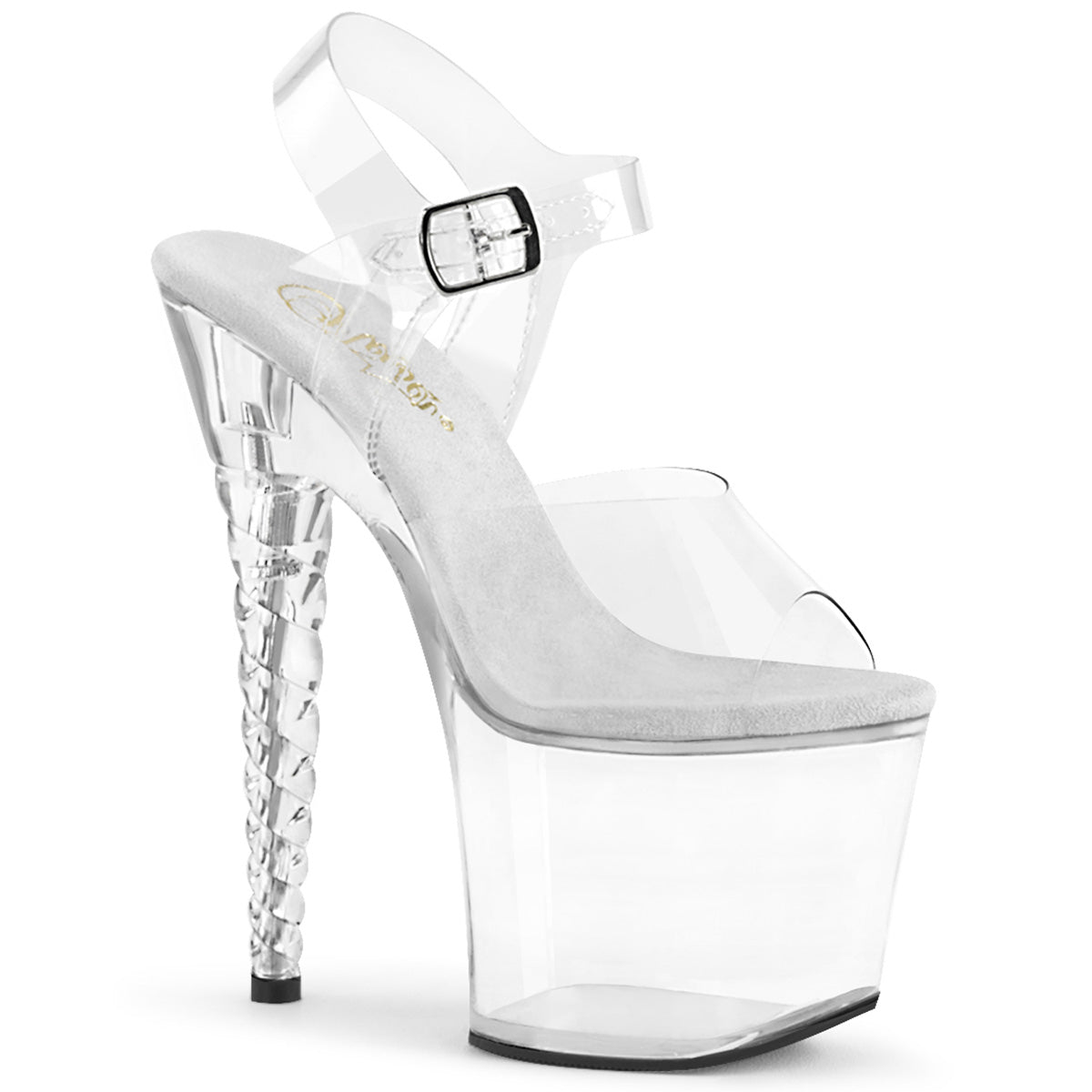 UNICORN-708 Pleaser 7 Inch Heel Clear Pole Dancing Platforms-Pleaser- Sexy Shoes