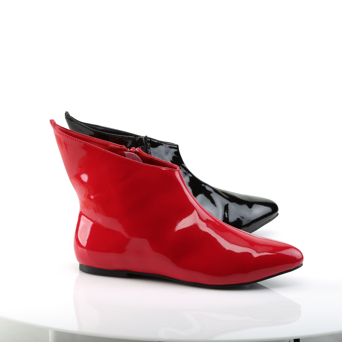 VAIL-152HQ Funtasma Black and Red Women's Costume Shoes Funtasma Costume Shoes Fancy Dress