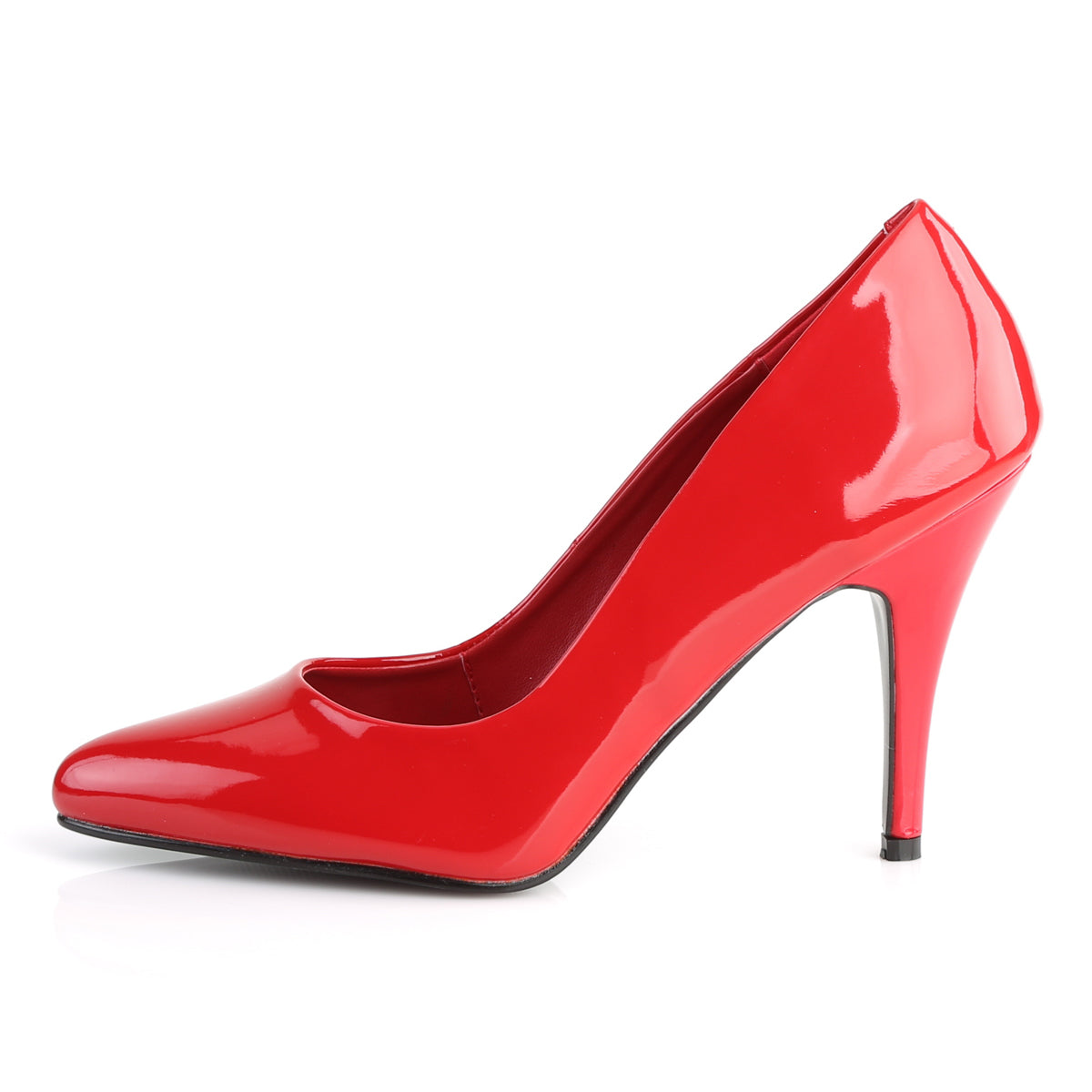 VANITY-420 Pleaser Shoes 4 Inch Heel Red Fetish Footwear-Pleaser- Sexy Shoes Pole Dance Heels