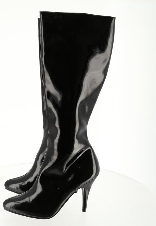 VANITY-2010 Pleaser Blk Patent High Heel Alternative Footwear Discontinued Sale Stock