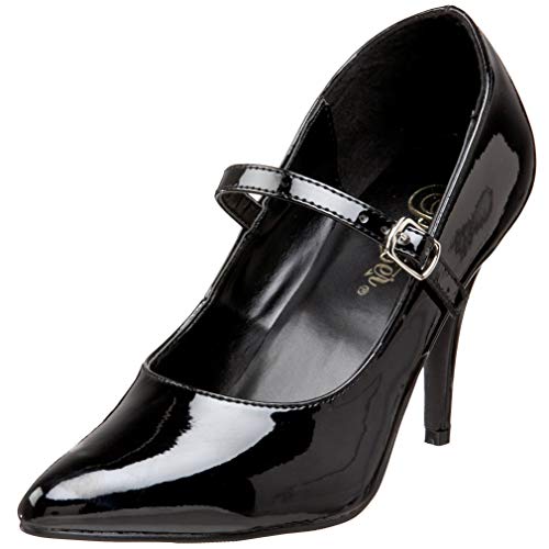 Pleaser VAN440 Black Patent Sexy Shoes Discontinued Sale Stock