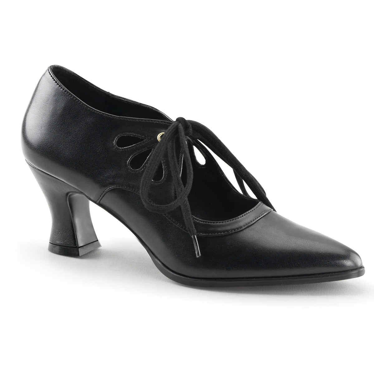 VICTORIAN-03 Pleasers Funtasma 3 Inch Heel Black Women's Sexy Shoes