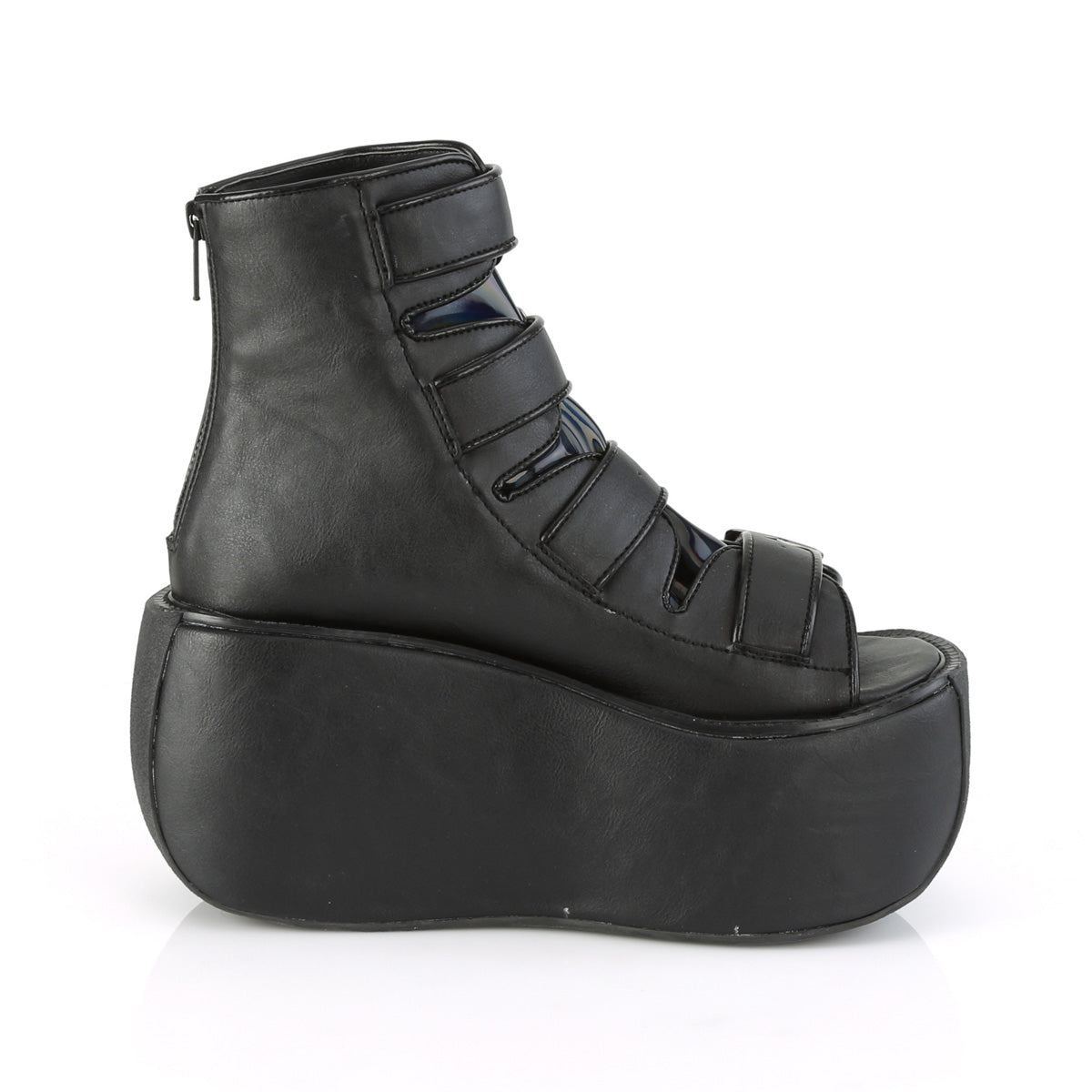 VIOLET-150 Demoniacult Alternative Footwear Women's Ankle Boots