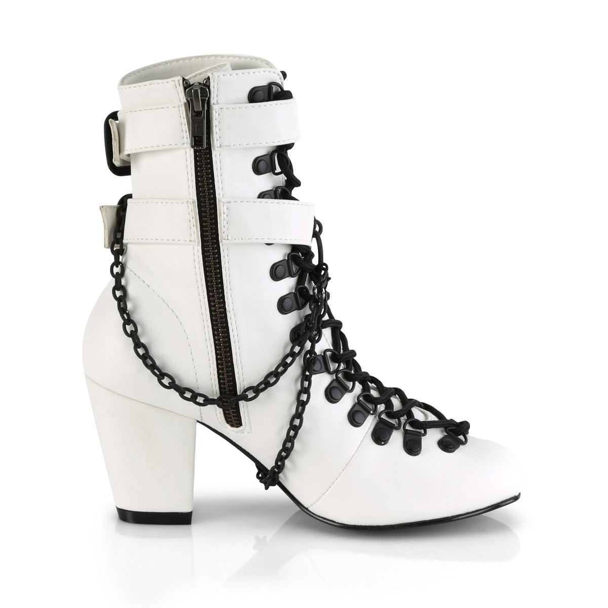 Vivika-128 Demoniacult Alternative Calzado Botas para mujeres