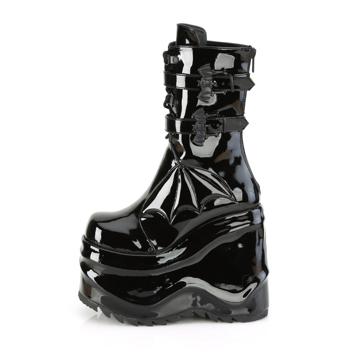 wave 315 demonia footwear womens over the knee boots