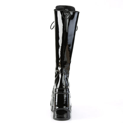 WAVE-200 Demoniacult Alternative Footwear Women's Knee High Boots