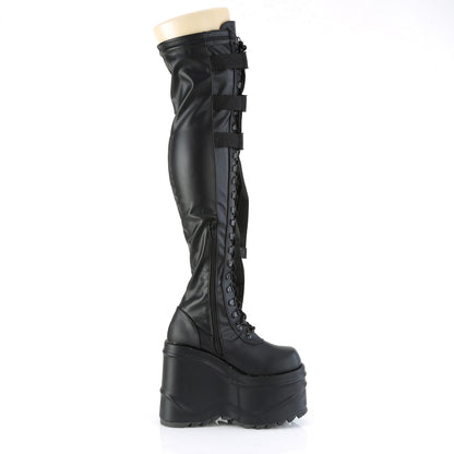 WAVE-315 Demoniacult Alternative Footwear Women's Over-the-Knee Boots