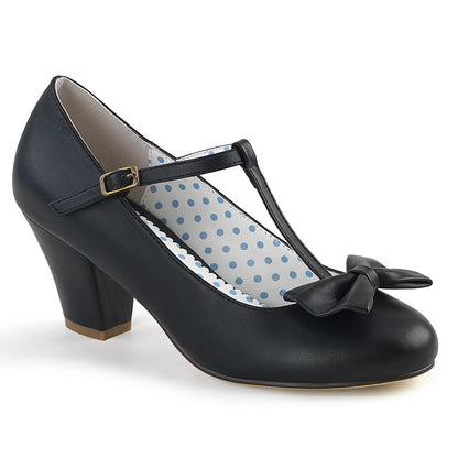 Wiggle-50 Pin Up Couture Glamour 2,5 дюйма каблука черные фетиш обувь